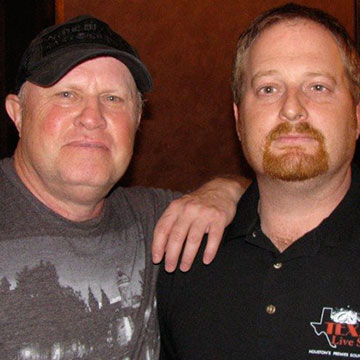 Mike Davis with Mike Score of Flock of Seagulls